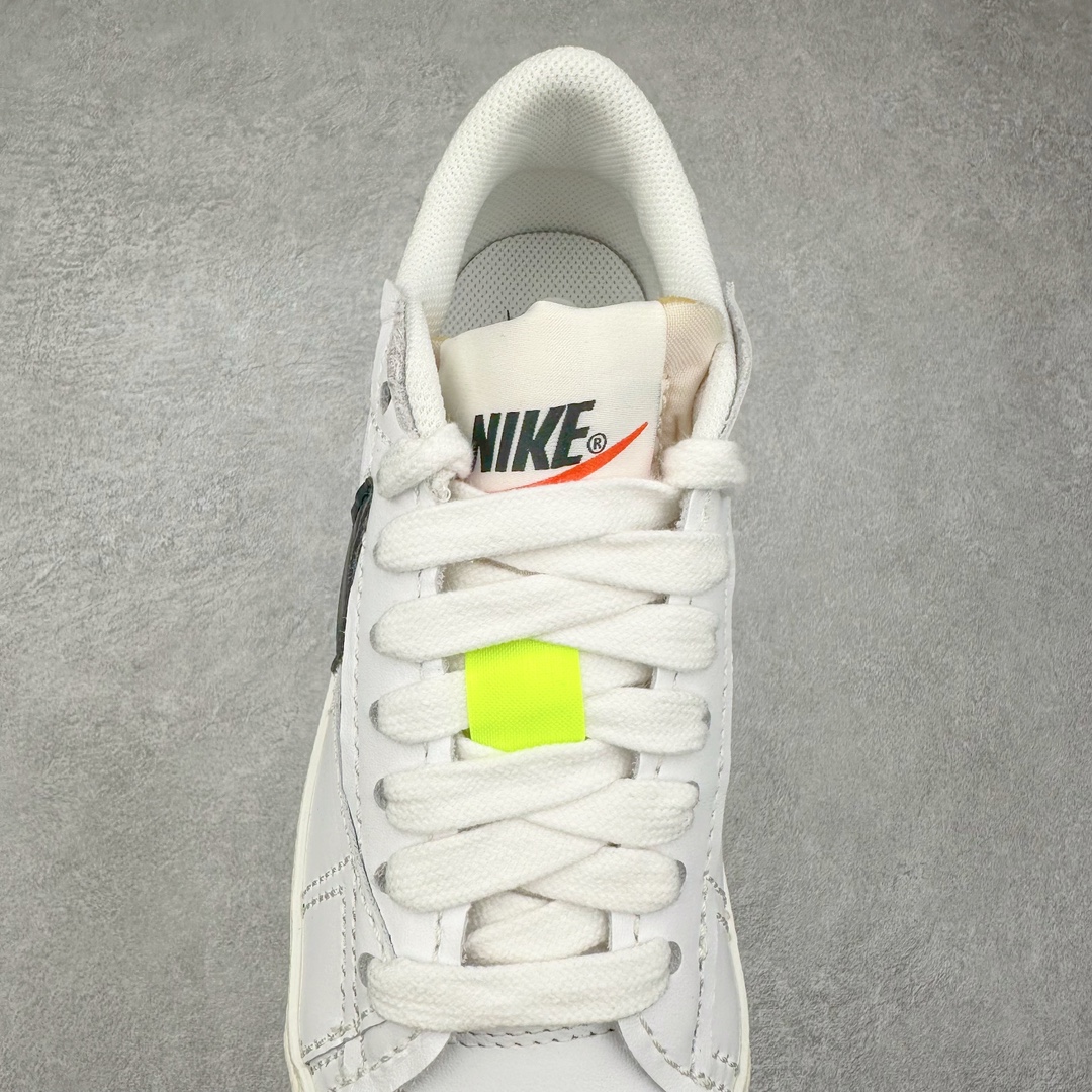 图片[5]-＃奥莱Zp订单福利 NK Blazer Low \’1977 VNTG SS 经典开拓者低帮百搭休闲运动板鞋 独家渠道 市面未流通批次 奥莱直播间499 599一样的东西 碾压市面现存所有版本 公司一样的东西 超值回馈 帮你省钱 支持各种鉴定 采用环保材料的大底 独特的鞋面连者鞋底印刷 演绎出了这个配色的独特风格 眼前的新设计选用皮质 配出当下流行的阴阳元素 呈现属于现代潮流的美感 尺码：35.5 36 36.5 37.5 38 38.5 39 40 40.5 41 42 42.5 43 44 44.5 45-选品中心