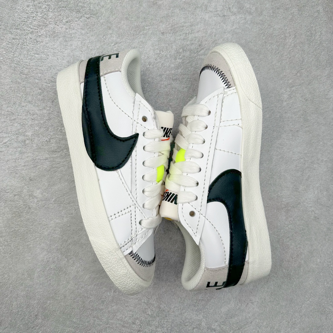 图片[3]-＃奥莱Zp订单福利 NK Blazer Low \’1977 VNTG SS 经典开拓者低帮百搭休闲运动板鞋 独家渠道 市面未流通批次 奥莱直播间499 599一样的东西 碾压市面现存所有版本 公司一样的东西 超值回馈 帮你省钱 支持各种鉴定 采用环保材料的大底 独特的鞋面连者鞋底印刷 演绎出了这个配色的独特风格 眼前的新设计选用皮质 配出当下流行的阴阳元素 呈现属于现代潮流的美感 尺码：35.5 36 36.5 37.5 38 38.5 39 40 40.5 41 42 42.5 43 44 44.5 45-选品中心