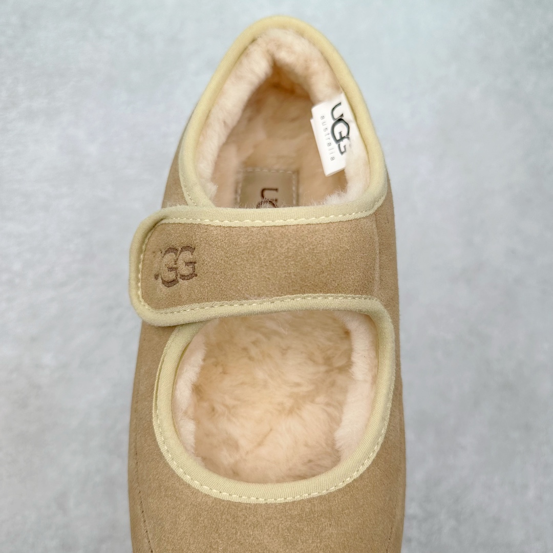 图片[5]-UGG 5215 玛丽珍 穆勒拖鞋 1.5CM薄底 女款 小红书爆款 广州外贸大厂生产 鞋头到鞋垫真羊皮毛一体 独立外盒包装 工艺 区别市面任何版本 1.5Ccm薄底 独立原版开发大底 羊绒鞋垫 冬季保暖外出 家居都是很适合的选择 今年uug推出款式系列 局部偏向年轻消费者喜好 也走到时尚潮流穿搭的前沿 鞋身材质 翻毛皮鞋面 17毫米UGGPURE™植入式羊毛内底 轻便防滑舒适橡胶外底 带有品牌LOGO商标 带全套包装 尺码：35 36 37 38 39 40-选品中心