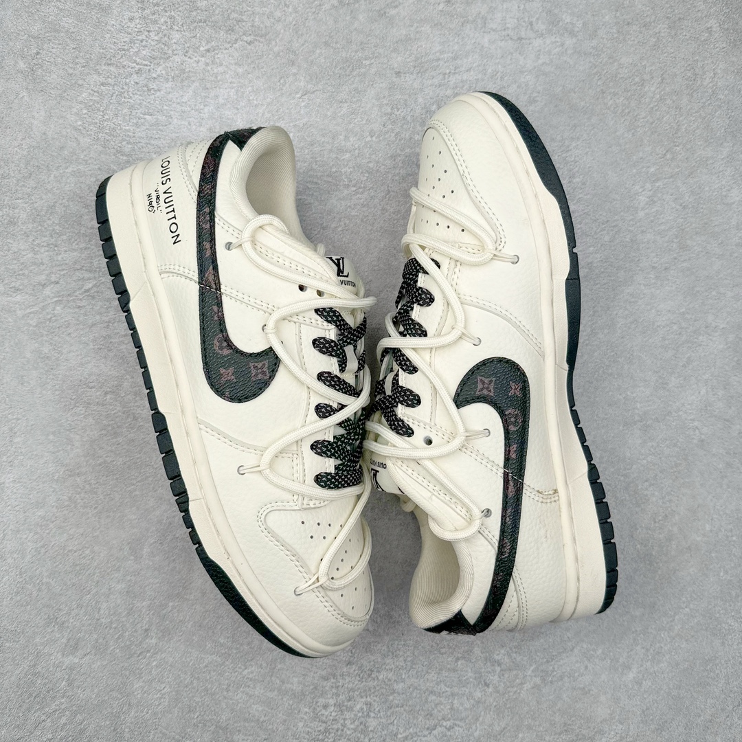 图片[3]-NK Dunk Low 定制配色 DM6868-002 大厂出品 极力推荐 原装头层材料 独家版型蒸餾加工帶來的是更好的视觉和脚感体验大厂纯原品质出货 清洁度 电绣工艺 皮料切割干净无任何毛边 细节完美 尺码：36 36.5 37.5 38 38.5 39 40 40.5 41 42 42.5 43 44 44.5 45 46 47.5-选品中心