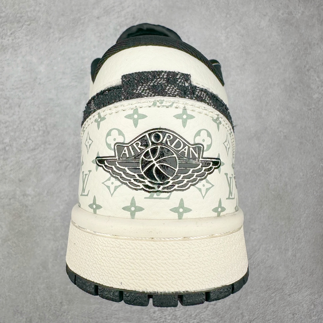 图片[8]-Air Jordan AJ1 Low 低帮系列定制配色 SJ9950-006 原厂内置气垫魔块 A模大底 头层小牛皮 鞋舌AJ原厂专用牛津布+AJ专用反口珍珠布+原厂无杂质高弹内里海棉+特殊封边弹力鞋带 尺码：36 36.5 37.5 38 38.5 39 40 40.5 41 42 42.5 43 44 44.5 45 46-选品中心