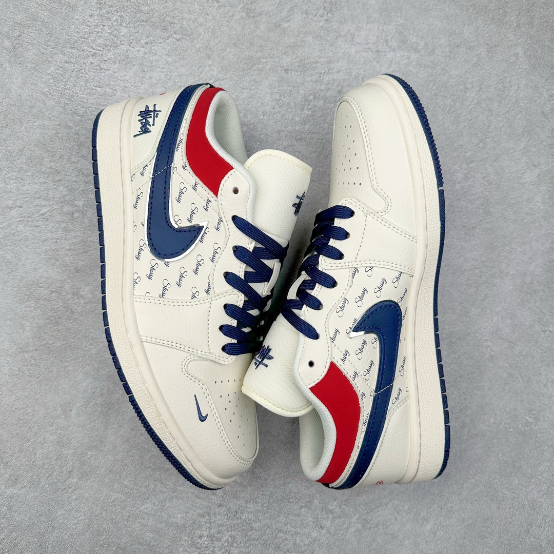 图片[3]-Air Jordan AJ1 Low 低帮系列定制配色 XX3318-566 原厂内置气垫魔块 A模大底 头层小牛皮 鞋舌AJ原厂专用牛津布+AJ专用反口珍珠布+原厂无杂质高弹内里海棉+特殊封边弹力鞋带 尺码：36 36.5 37.5 38 38.5 39 40 40.5 41 42 42.5 43 44 44.5 45 46-选品中心