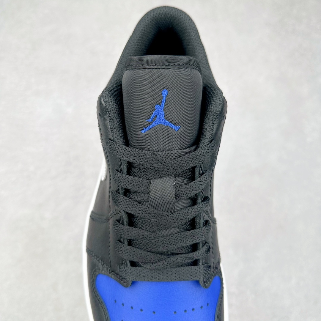 图片[5]-＃DT纯原 Air Jordan AJ1 Low 低帮 黑蓝白 553558-042 终端优势供应 市面中低帮最具代表性版本没有之一 口碑大厂出品 品控大底版型不断改良更新 全套原纸板楦头开发 确保原汁原味 完美呈现版型 完美零毛边处理 原厂内置全掌气垫 价格定位良心 平台专用代工流水线出品 一眼公司既视感 拿到手的一瞬间就与众不同 碾压市面所有版本 全部原鞋开发 每一个配色都会采购原鞋确认细节 打破市面看图做货无好货之说 尺码：35.5 36 36.5 37.5 38 38.5 39 40 40.5 41 42 42.5 43 44 44.5 45 46-选品中心