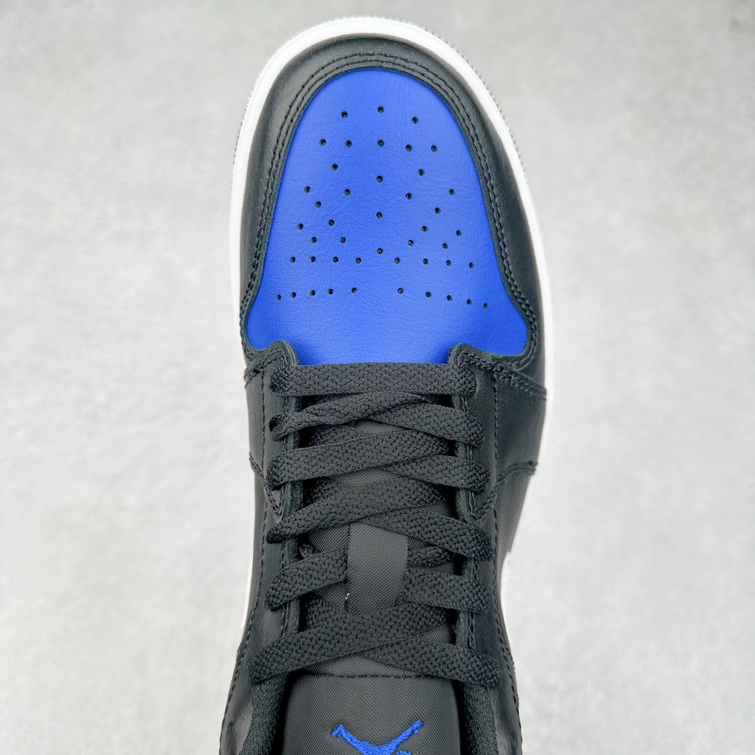 图片[4]-＃DT纯原 Air Jordan AJ1 Low 低帮 黑蓝白 553558-042 终端优势供应 市面中低帮最具代表性版本没有之一 口碑大厂出品 品控大底版型不断改良更新 全套原纸板楦头开发 确保原汁原味 完美呈现版型 完美零毛边处理 原厂内置全掌气垫 价格定位良心 平台专用代工流水线出品 一眼公司既视感 拿到手的一瞬间就与众不同 碾压市面所有版本 全部原鞋开发 每一个配色都会采购原鞋确认细节 打破市面看图做货无好货之说 尺码：35.5 36 36.5 37.5 38 38.5 39 40 40.5 41 42 42.5 43 44 44.5 45 46-选品中心