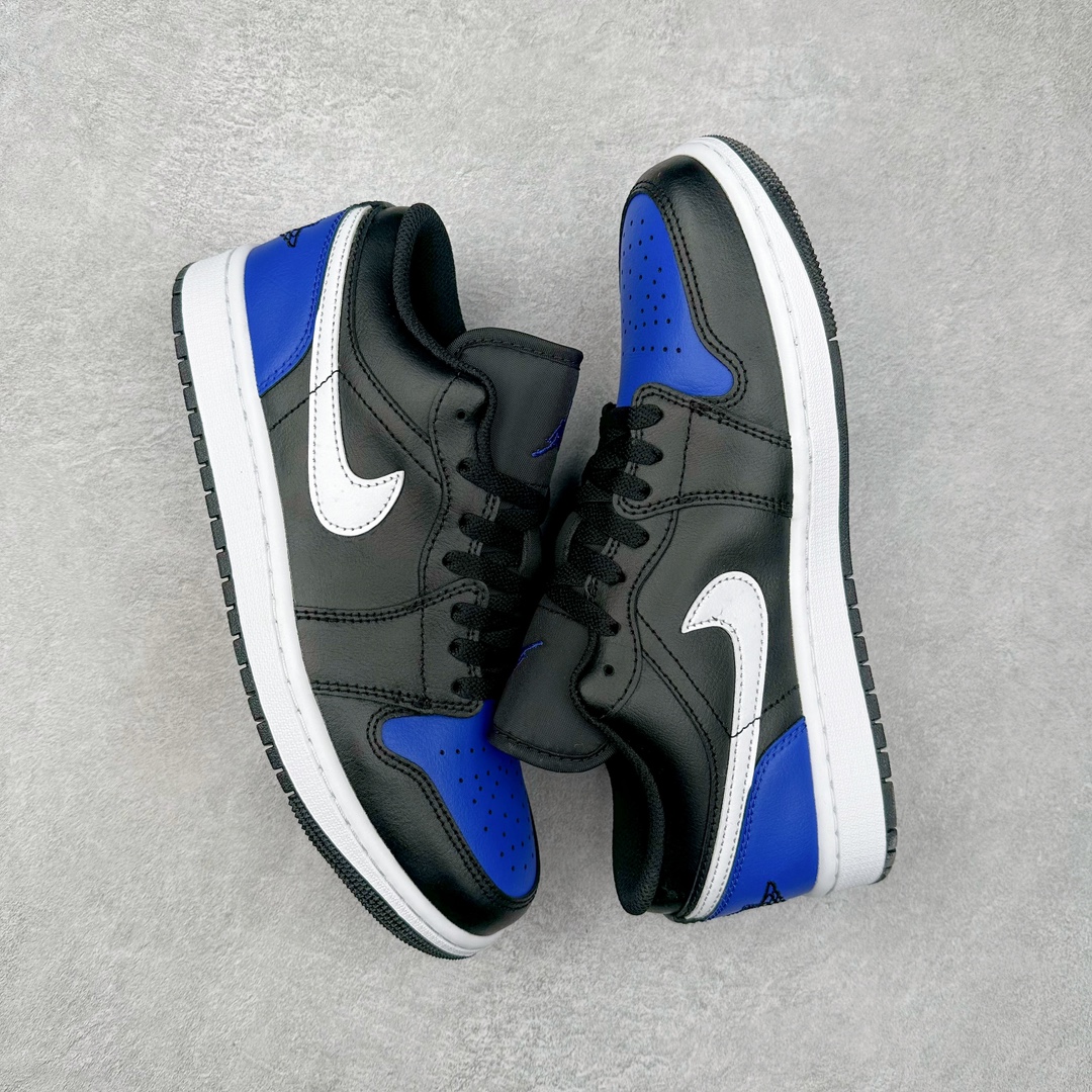 图片[3]-＃DT纯原 Air Jordan AJ1 Low 低帮 黑蓝白 553558-042 终端优势供应 市面中低帮最具代表性版本没有之一 口碑大厂出品 品控大底版型不断改良更新 全套原纸板楦头开发 确保原汁原味 完美呈现版型 完美零毛边处理 原厂内置全掌气垫 价格定位良心 平台专用代工流水线出品 一眼公司既视感 拿到手的一瞬间就与众不同 碾压市面所有版本 全部原鞋开发 每一个配色都会采购原鞋确认细节 打破市面看图做货无好货之说 尺码：35.5 36 36.5 37.5 38 38.5 39 40 40.5 41 42 42.5 43 44 44.5 45 46-选品中心