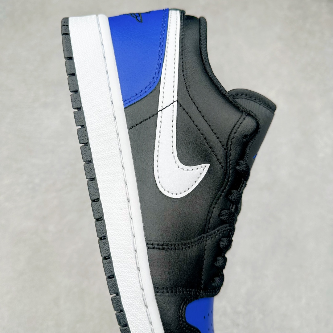 图片[6]-＃DT纯原 Air Jordan AJ1 Low 低帮 黑蓝白 553558-042 终端优势供应 市面中低帮最具代表性版本没有之一 口碑大厂出品 品控大底版型不断改良更新 全套原纸板楦头开发 确保原汁原味 完美呈现版型 完美零毛边处理 原厂内置全掌气垫 价格定位良心 平台专用代工流水线出品 一眼公司既视感 拿到手的一瞬间就与众不同 碾压市面所有版本 全部原鞋开发 每一个配色都会采购原鞋确认细节 打破市面看图做货无好货之说 尺码：35.5 36 36.5 37.5 38 38.5 39 40 40.5 41 42 42.5 43 44 44.5 45 46-选品中心