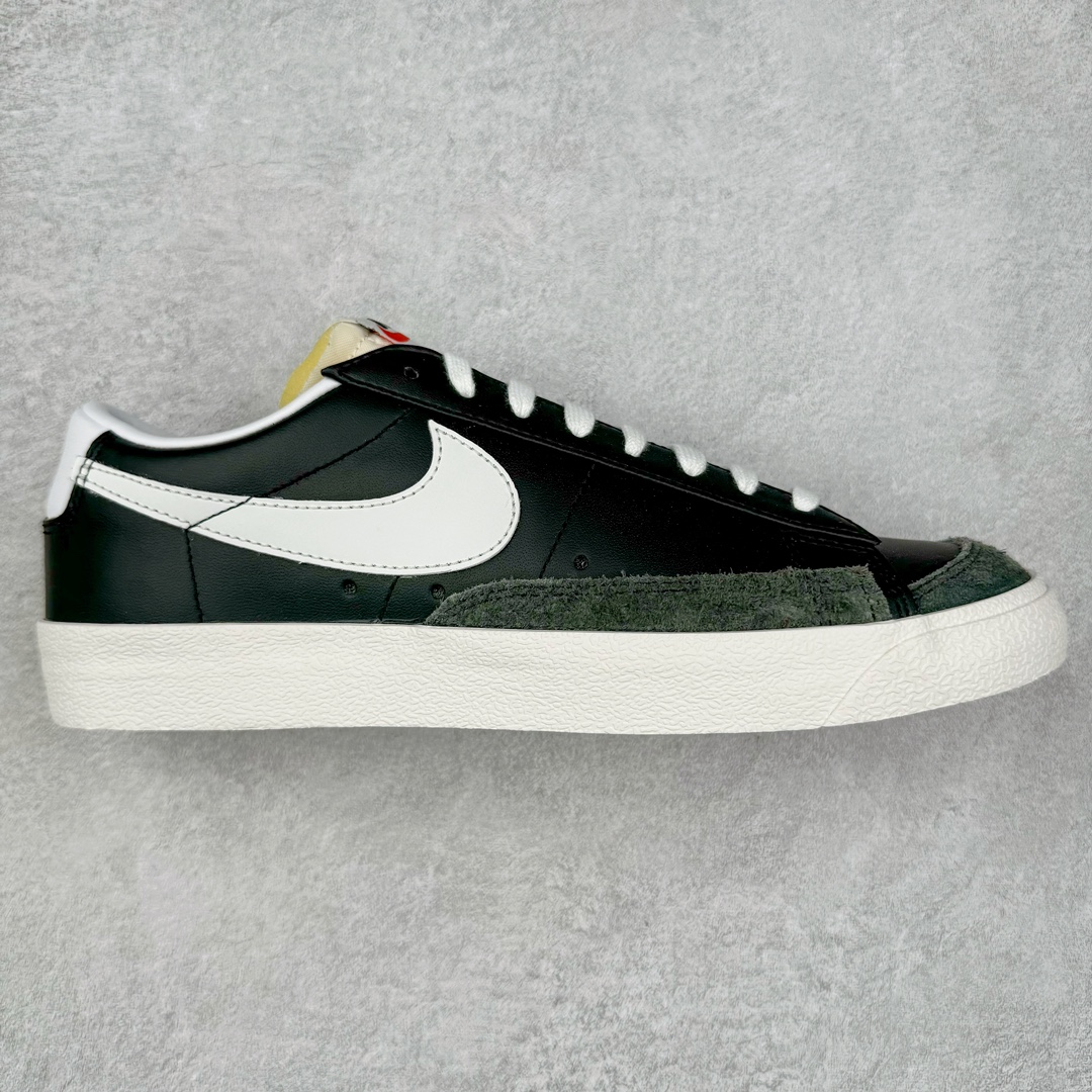 图片[2]-＃奥莱Zp订单福利 NK Blazer Low \’1977 VNTG SS 经典开拓者低帮百搭休闲运动板鞋 独家渠道 市面未流通批次 奥莱直播间499 599一样的东西 碾压市面现存所有版本 公司一样的东西 超值回馈 帮你省钱 支持各种鉴定 采用环保材料的大底 独特的鞋面连者鞋底印刷 演绎出了这个配色的独特风格 眼前的新设计选用皮质 配出当下流行的阴阳元素 呈现属于现代潮流的美感 尺码：35.5 36 36.5 37.5 38 38.5 39 40 40.5 41 42 42.5 43 44 44.5 45-选品中心