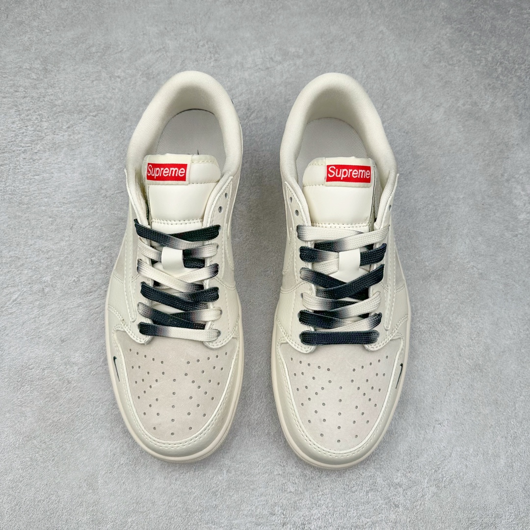 图片[2]-Air Jordan AJ1 Low 低帮系列定制配色 BB7518-002 原厂内置气垫魔块 A模大底 头层小牛皮 鞋舌AJ原厂专用牛津布+AJ专用反口珍珠布+原厂无杂质高弹内里海棉+特殊封边弹力鞋带 尺码：36 36.5 37.5 38 38.5 39 40 40.5 41 42 42.5 43 44 44.5 45 46-选品中心