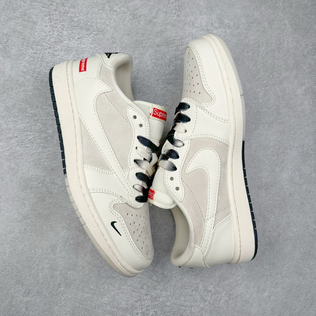 图片[3]-Air Jordan AJ1 Low 低帮系列定制配色 BB7518-002 原厂内置气垫魔块 A模大底 头层小牛皮 鞋舌AJ原厂专用牛津布+AJ专用反口珍珠布+原厂无杂质高弹内里海棉+特殊封边弹力鞋带 尺码：36 36.5 37.5 38 38.5 39 40 40.5 41 42 42.5 43 44 44.5 45 46-选品中心