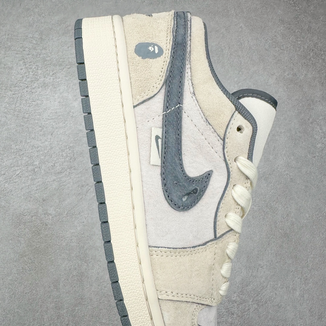 图片[6]-Air Jordan AJ1 Low 低帮系列定制配色 DM1988-008 原厂内置气垫魔块 A模大底 头层小牛皮 鞋舌AJ原厂专用牛津布+AJ专用反口珍珠布+原厂无杂质高弹内里海棉+特殊封边弹力鞋带 尺码：36 36.5 37.5 38 38.5 39 40 40.5 41 42 42.5 43 44 44.5 45 46-选品中心