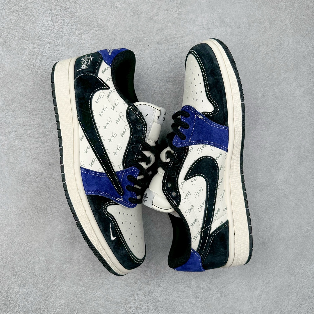 图片[3]-Air Jordan AJ1 Low 低帮系列定制配色 SJ2068-126 原厂内置气垫魔块 A模大底 头层小牛皮 鞋舌AJ原厂专用牛津布+AJ专用反口珍珠布+原厂无杂质高弹内里海棉+特殊封边弹力鞋带 尺码：36 36.5 37.5 38 38.5 39 40 40.5 41 42 42.5 43 44 44.5 45 46-选品中心