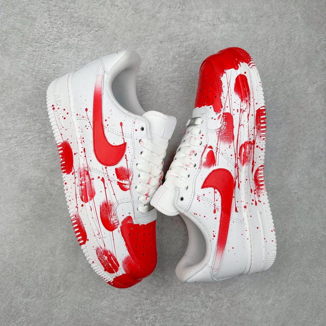 图片[3]-NK Air Force 1´07 Low 空军一号低帮百搭休闲运动板鞋 案发现场 白红 CW2288-111 柔软、弹性十足的缓震性能和出色的中底设计 横跨复古与现代的外型结合 造就出风靡全球 三十多年的Force 1 直到今天还深受青睐 尺码：36 36.5 37.5 38 38.5 39 40 40.5 41 42 42.5 43 44 44.5 45-选品中心