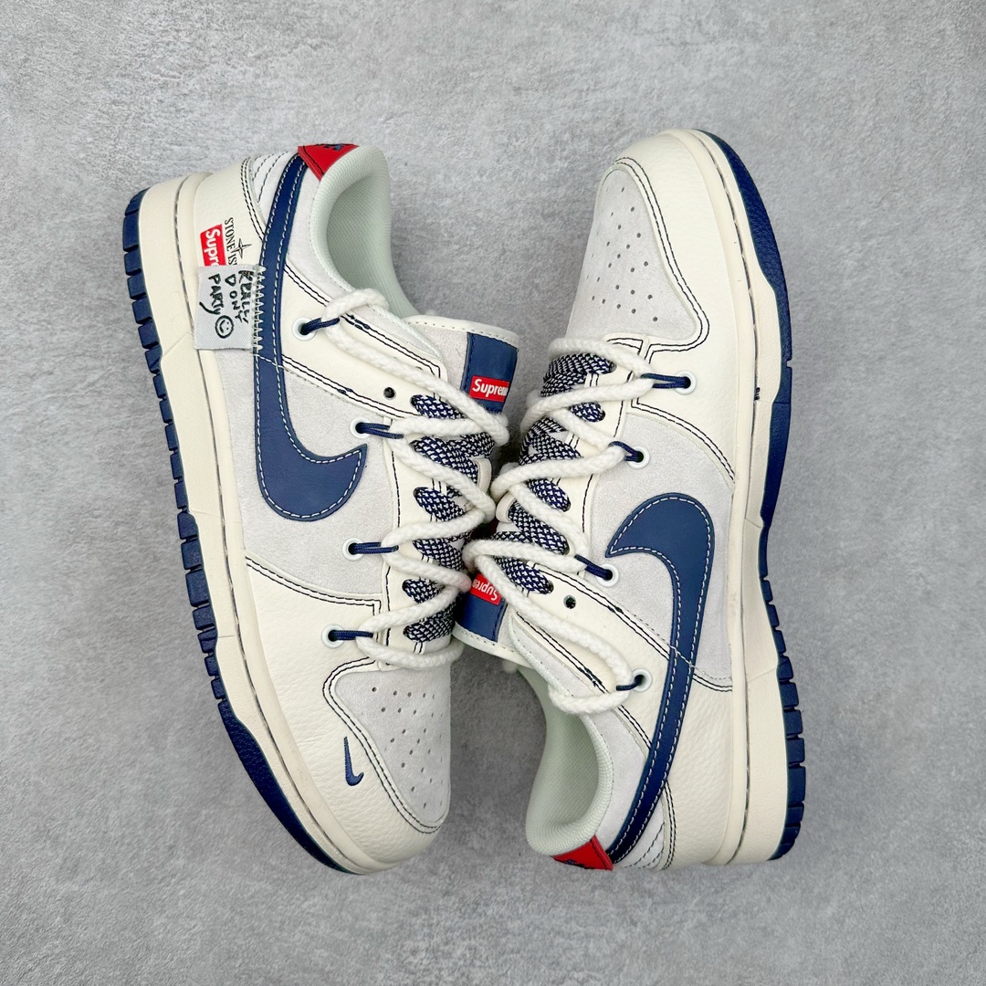 图片[3]-NK Dunk Low 定制配色 YX5066-201 大厂出品 极力推荐 原装头层材料 独家版型蒸餾加工帶來的是更好的视觉和脚感体验大厂纯原品质出货 清洁度 电绣工艺 皮料切割干净无任何毛边 细节完美 尺码：36 36.5 37.5 38 38.5 39 40 40.5 41 42 42.5 43 44 44.5 45 46 47.5-选品中心