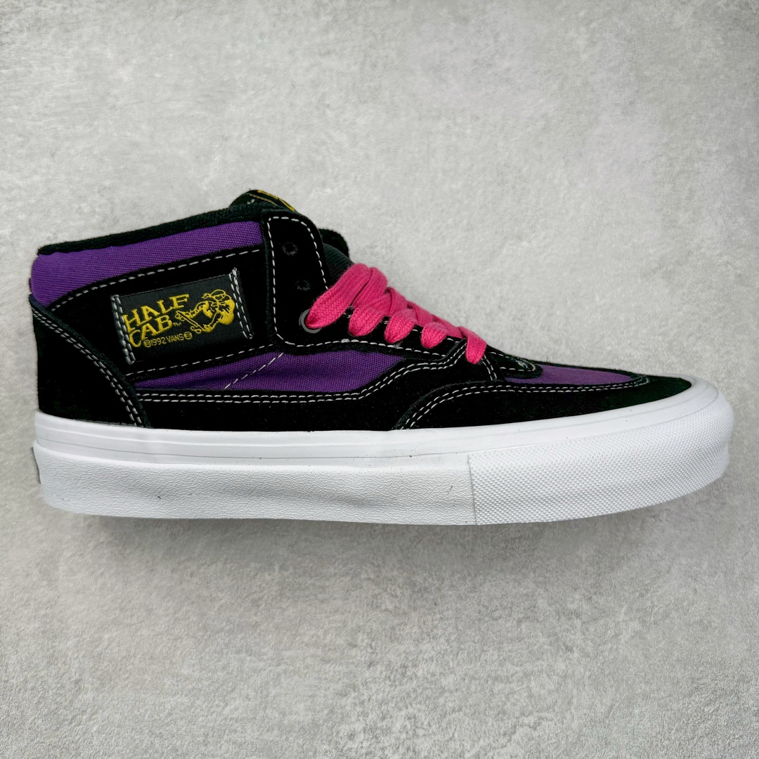 Vans Half Cab Pro Skate 黑紫 安纳海姆系列美式复古专业滑板鞋 货号:VN0A2Z34B5P 尺码:36 36.5 37 38 38.5 39 40 40.5 41 42 42.5 43 44-选品中心