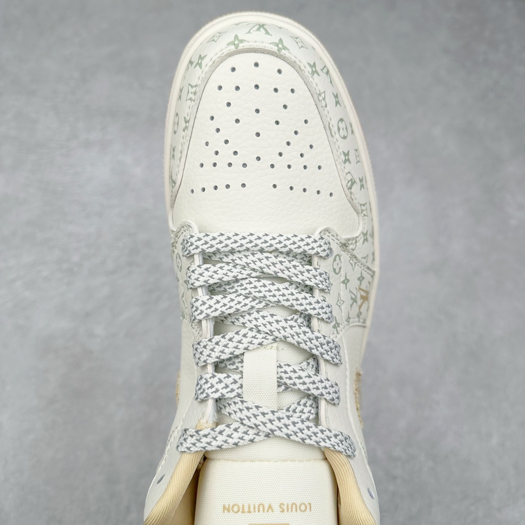 图片[4]-Air Jordan AJ1 Low 低帮系列定制配色 SJ9950-004 原厂内置气垫魔块 A模大底 头层小牛皮 鞋舌AJ原厂专用牛津布+AJ专用反口珍珠布+原厂无杂质高弹内里海棉+特殊封边弹力鞋带 尺码：36 36.5 37.5 38 38.5 39 40 40.5 41 42 42.5 43 44 44.5 45 46-选品中心