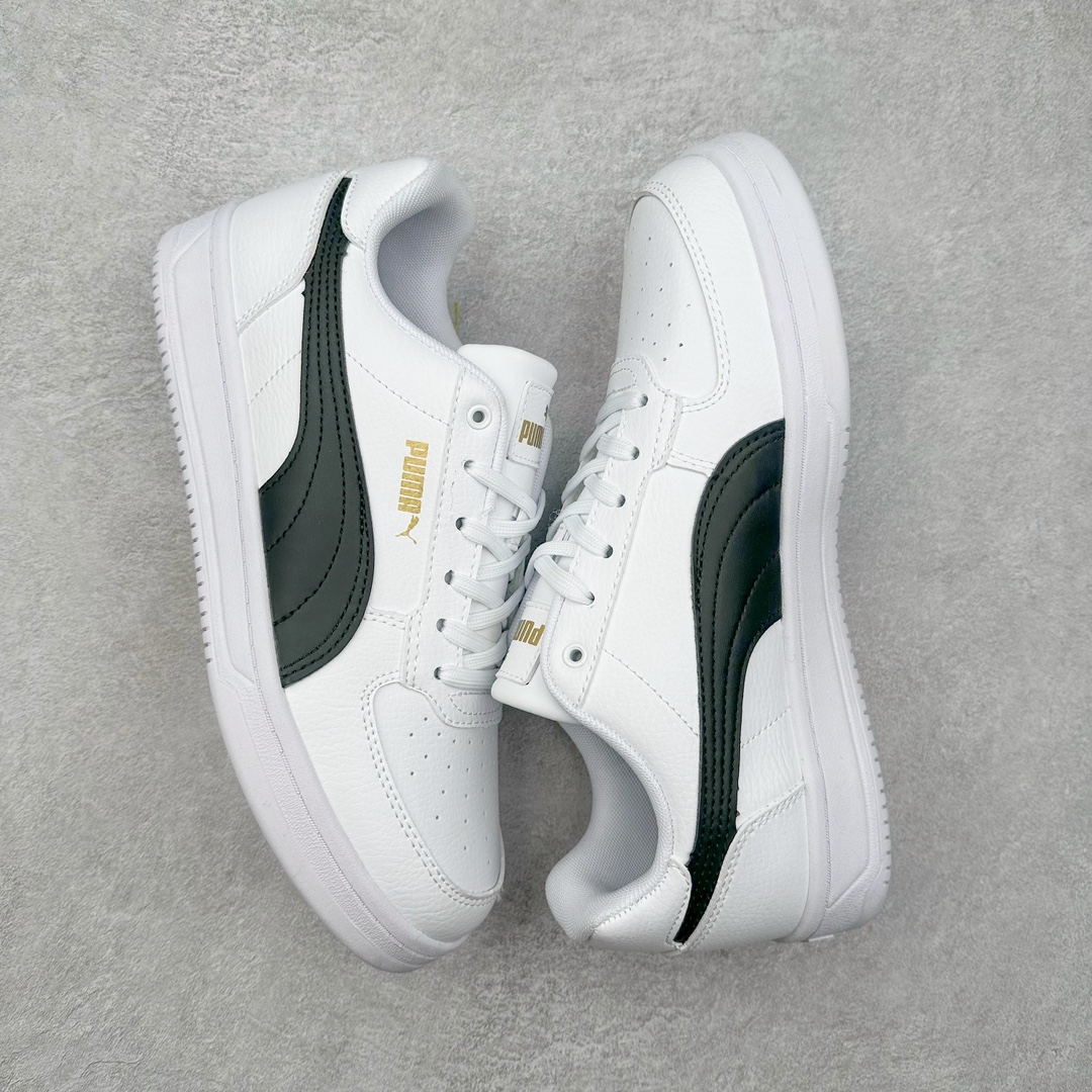 图片[3]-Puma Caven 2.0 Retro Club 彪马防滑耐磨低帮德训板鞋 孔眼底座和脚趾凸起由猪八革材料制成 支持侧踏时的踏步工作 即使在健身房等使用环境中也能确保透气性 像吸盘一样的设计是为了提高体育馆表面的抓地力性能 货号： 395082-01 尺码： 35 36 36.5 37.5 38 38.5 39 40 40.5 41 42 42.5 43 44 44.5 45-选品中心