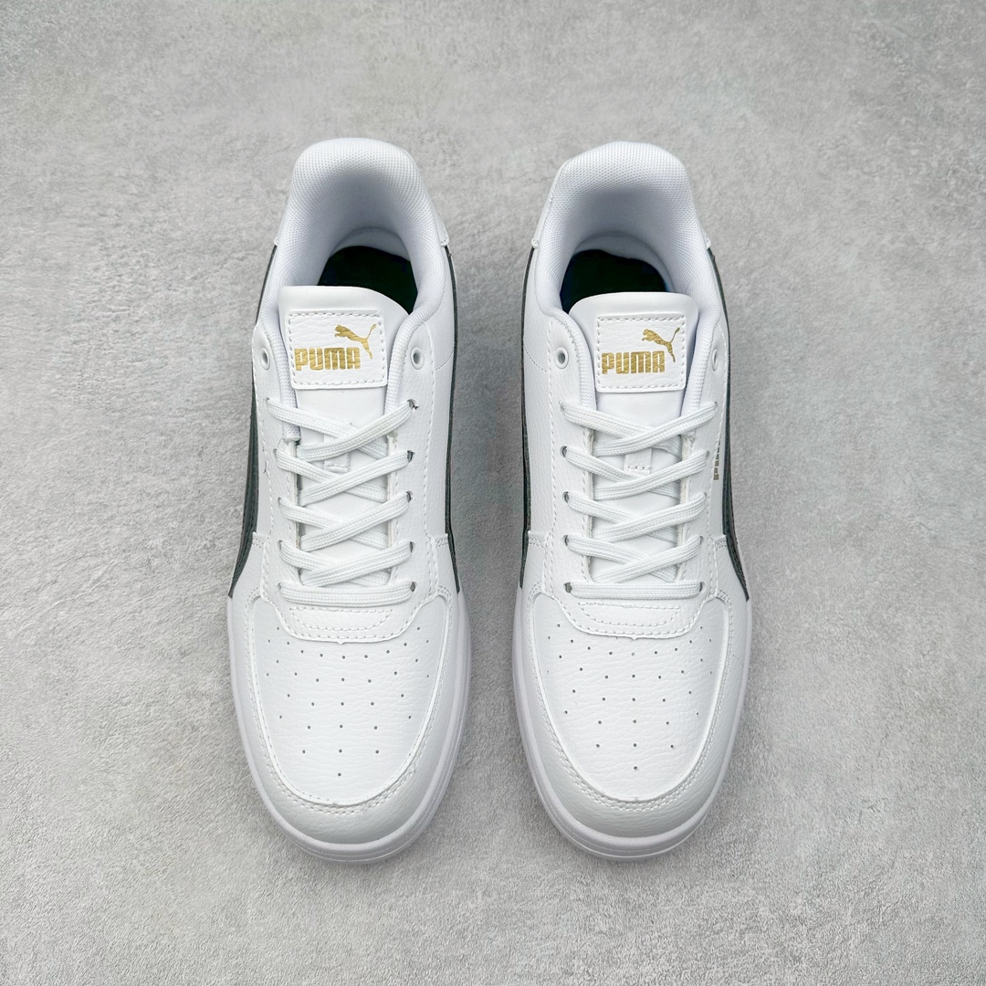 图片[2]-Puma Caven 2.0 Retro Club 彪马防滑耐磨低帮德训板鞋 孔眼底座和脚趾凸起由猪八革材料制成 支持侧踏时的踏步工作 即使在健身房等使用环境中也能确保透气性 像吸盘一样的设计是为了提高体育馆表面的抓地力性能 货号： 395082-01 尺码： 35 36 36.5 37.5 38 38.5 39 40 40.5 41 42 42.5 43 44 44.5 45-选品中心