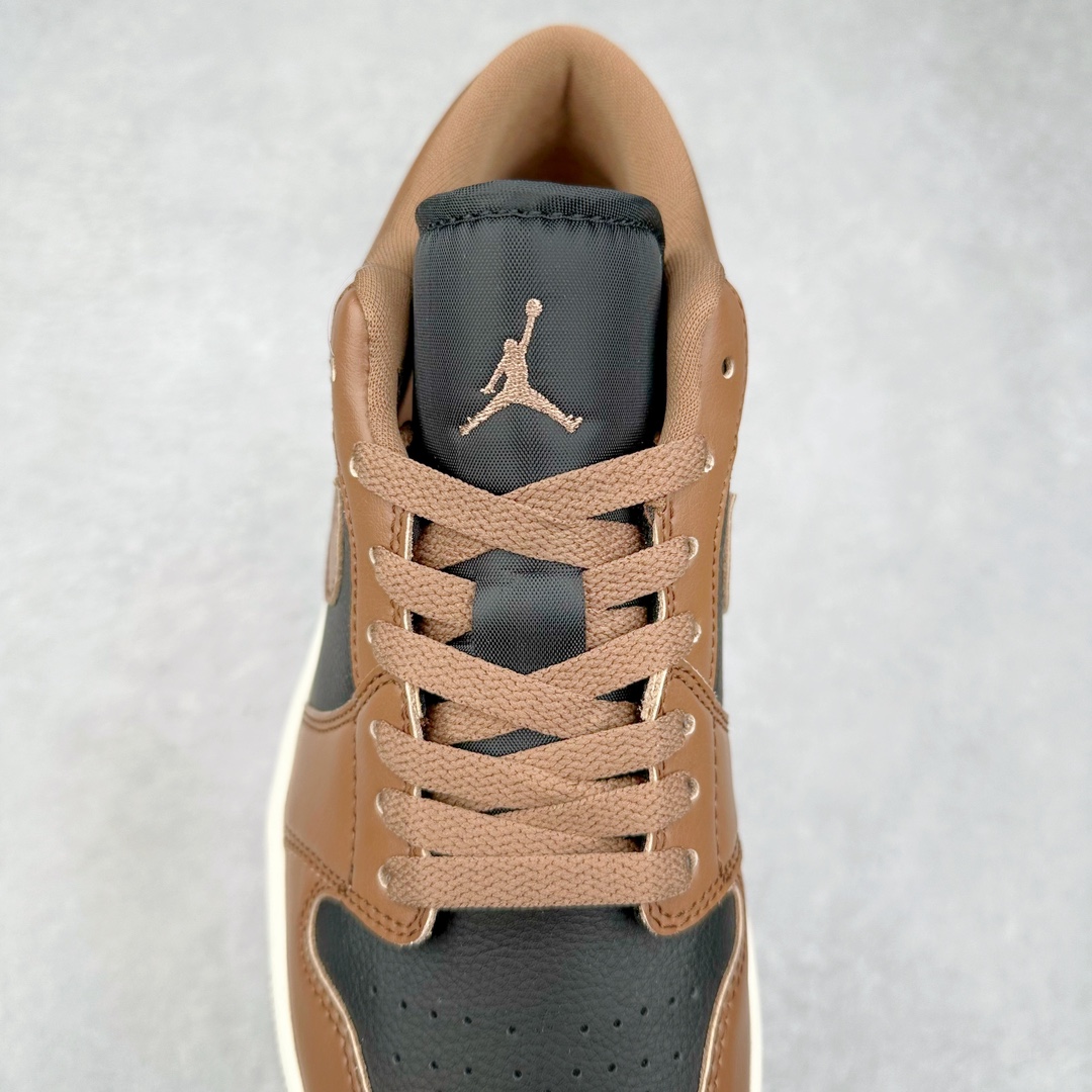 图片[5]-＃K版 Air Jordan AJ1 Low 低帮 黑棕 DC0774-021 全新流水线出品 DT版本唯一平替选择 市场第二梯队最强版 全部原鞋开发 原楦原纸板开发 全鞋电脑针车 原厂内置全掌气垫 原盒内在原标 唯一Zp原版鞋带绑法 免检产品 全新2022版型 全头层皮料 完美零毛边处理 原厂配置全掌气垫 价格定位良心 几十个配色陆续出货 尺码：36 36.5 37.5 38 38.5 39 40 40.5 41 42 42.5 43 44 44.5 45 46 47.5-选品中心