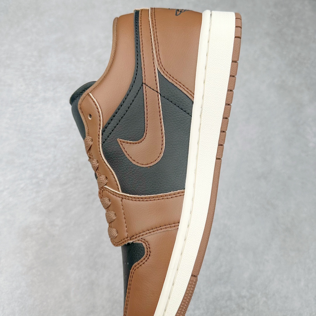 图片[7]-＃K版 Air Jordan AJ1 Low 低帮 黑棕 DC0774-021 全新流水线出品 DT版本唯一平替选择 市场第二梯队最强版 全部原鞋开发 原楦原纸板开发 全鞋电脑针车 原厂内置全掌气垫 原盒内在原标 唯一Zp原版鞋带绑法 免检产品 全新2022版型 全头层皮料 完美零毛边处理 原厂配置全掌气垫 价格定位良心 几十个配色陆续出货 尺码：36 36.5 37.5 38 38.5 39 40 40.5 41 42 42.5 43 44 44.5 45 46 47.5-选品中心