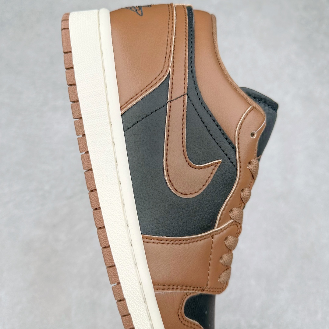 图片[6]-＃K版 Air Jordan AJ1 Low 低帮 黑棕 DC0774-021 全新流水线出品 DT版本唯一平替选择 市场第二梯队最强版 全部原鞋开发 原楦原纸板开发 全鞋电脑针车 原厂内置全掌气垫 原盒内在原标 唯一Zp原版鞋带绑法 免检产品 全新2022版型 全头层皮料 完美零毛边处理 原厂配置全掌气垫 价格定位良心 几十个配色陆续出货 尺码：36 36.5 37.5 38 38.5 39 40 40.5 41 42 42.5 43 44 44.5 45 46 47.5-选品中心