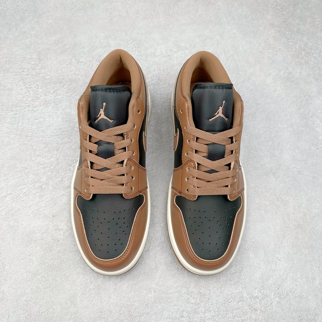 图片[2]-＃K版 Air Jordan AJ1 Low 低帮 黑棕 DC0774-021 全新流水线出品 DT版本唯一平替选择 市场第二梯队最强版 全部原鞋开发 原楦原纸板开发 全鞋电脑针车 原厂内置全掌气垫 原盒内在原标 唯一Zp原版鞋带绑法 免检产品 全新2022版型 全头层皮料 完美零毛边处理 原厂配置全掌气垫 价格定位良心 几十个配色陆续出货 尺码：36 36.5 37.5 38 38.5 39 40 40.5 41 42 42.5 43 44 44.5 45 46 47.5-选品中心