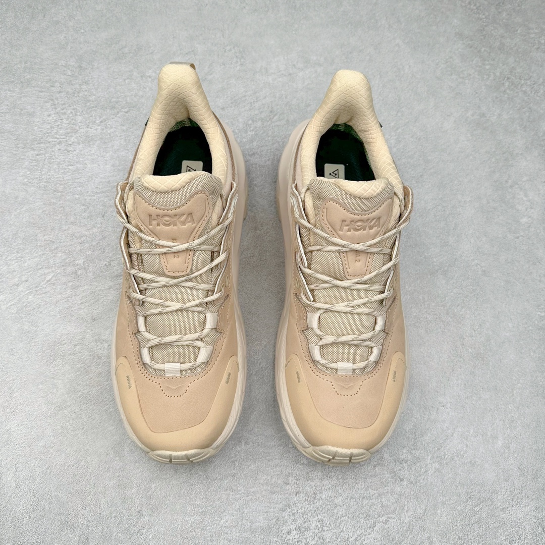 图片[2]-＃纯原 HOKA ONE ONE Tor Uitra Low 托亚潮流户外越野登山功能鞋 鞋款利用机能、户外、复古元素将都市型格与户外机能无缝结合 既能自由穿梭于城市的钢筋水泥之间 也能轻松演绎山系潮流搭配 全粒面皮革结合模压鞋口 提升持久耐穿度 直至鞋头的鞋带设计 舒适灵活的调节 搭配鞋头处HOKA ONE ONE飞翼纹饰 营造了个性十足的张扬气场 Tor Ultra 配备 Vibram® 鞋底与 EVA 和RMAT® 中底 给穿著者最佳的抓地力及舒适性 另外中底的金属摇杆可稳定脚部行程 当走过崎岖山路时依然让脚部得到平稳的感觉 而整对鞋以皮革和耐用尼龙布材打造 与坚固的鞋底相结合 可以牢固地支撑脚部和脚踝 另外外层搭载的Event技术 保持鞋履防水以及鞋内透气作用 尺码：36 36.5 37.5 38 38.5 39 40 40.5 41 42 42.5 43 44 44.5 45-选品中心