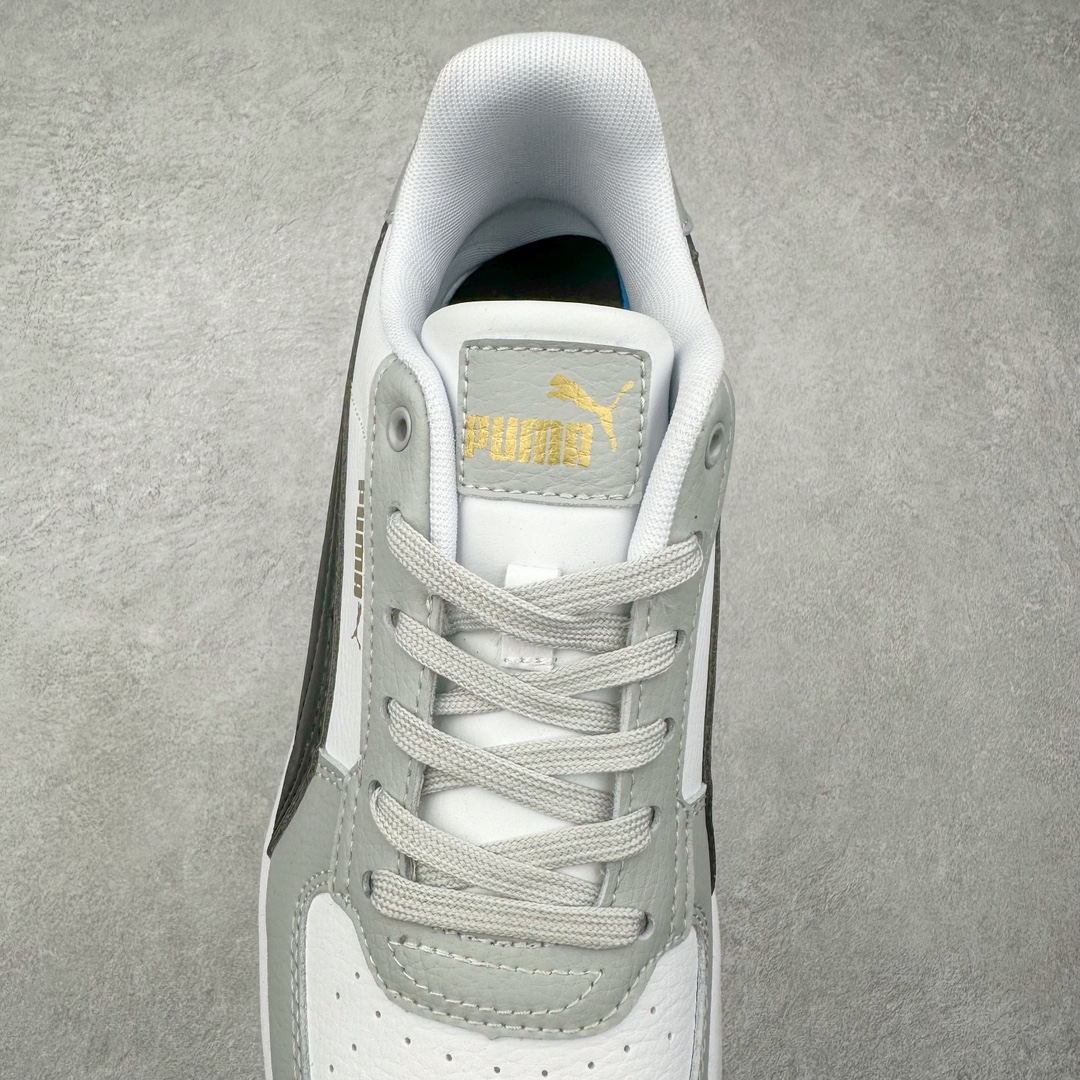 图片[5]-Puma Caven 2.0 Retro Club 彪马防滑耐磨低帮德训板鞋 孔眼底座和脚趾凸起由猪八革材料制成 支持侧踏时的踏步工作 即使在健身房等使用环境中也能确保透气性 像吸盘一样的设计是为了提高体育馆表面的抓地力性能 货号： 395082-01 尺码： 35 36 36.5 37.5 38 38.5 39 40 40.5 41 42 42.5 43 44 44.5 45-选品中心