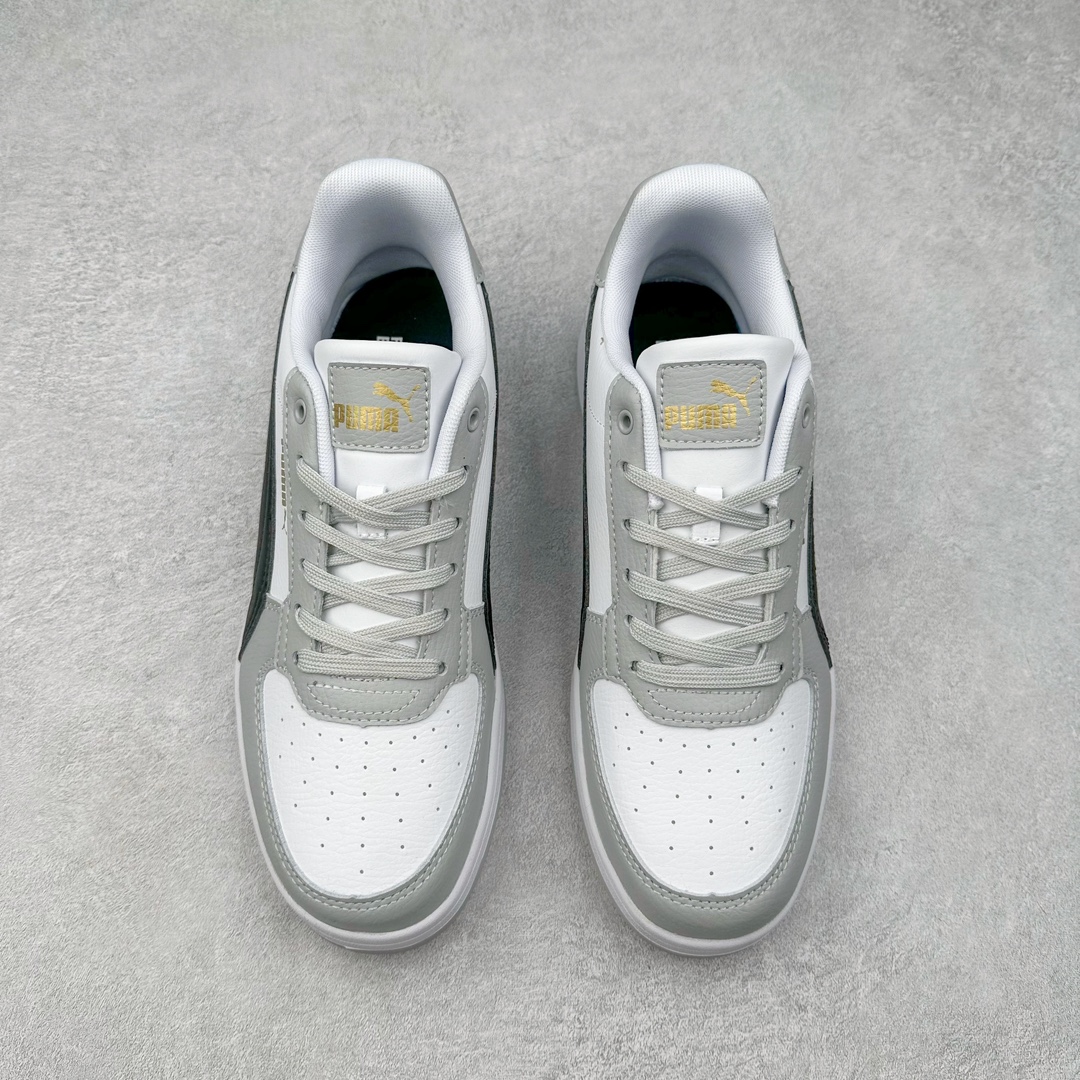 图片[2]-Puma Caven 2.0 Retro Club 彪马防滑耐磨低帮德训板鞋 孔眼底座和脚趾凸起由猪八革材料制成 支持侧踏时的踏步工作 即使在健身房等使用环境中也能确保透气性 像吸盘一样的设计是为了提高体育馆表面的抓地力性能 货号： 395082-01 尺码： 35 36 36.5 37.5 38 38.5 39 40 40.5 41 42 42.5 43 44 44.5 45-选品中心