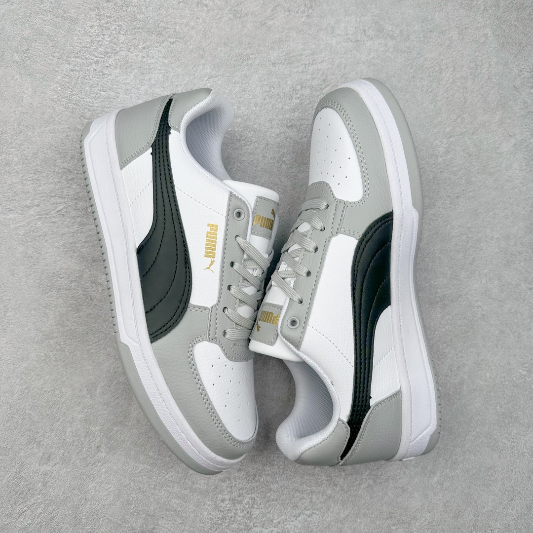 图片[3]-Puma Caven 2.0 Retro Club 彪马防滑耐磨低帮德训板鞋 孔眼底座和脚趾凸起由猪八革材料制成 支持侧踏时的踏步工作 即使在健身房等使用环境中也能确保透气性 像吸盘一样的设计是为了提高体育馆表面的抓地力性能 货号： 395082-01 尺码： 35 36 36.5 37.5 38 38.5 39 40 40.5 41 42 42.5 43 44 44.5 45-选品中心