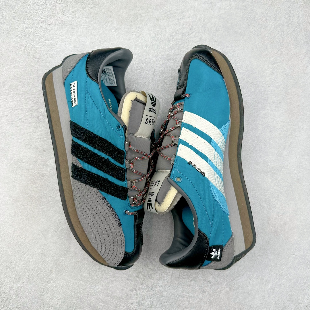 图片[3]-＃特价福利 Song for the Mute x AD Originals SFTM-003 联名款复古慢跑鞋 Originals与时装品牌Song for the Mute即将迎来第三个合作系列 这个系列主打的也是怀旧的氛围 采用了Country OG这个诞生于上世纪70年代的鞋款 尼龙和绒面革的梦幻拼接 低调而富有质感 呈现SFTM一贯的面料美学 三款不同风格的配色 亮点十足的斑点鞋带 体现怀旧主义和前卫设计无缝交织 鞋款采用了低帮的造型 方便日常穿着 同时对于外底做了处理 皮革材质和尼龙布材质的组合也更具是时代感 尺码：36 36.5 37 38 38.5 39 40 40.5 41 42 42.5 43 44 44.5 45-选品中心