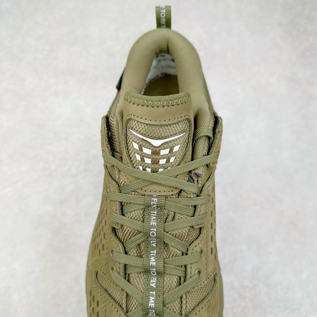 图片[5]-＃纯原 HOKA ONE ONE Tor Uitra Low 托亚潮流户外越野登山功能鞋 鞋款利用机能、户外、复古元素将都市型格与户外机能无缝结合 既能自由穿梭于城市的钢筋水泥之间 也能轻松演绎山系潮流搭配 全粒面皮革结合模压鞋口 提升持久耐穿度 直至鞋头的鞋带设计 舒适灵活的调节 搭配鞋头处HOKA ONE ONE飞翼纹饰 营造了个性十足的张扬气场 Tor Ultra 配备 Vibram® 鞋底与 EVA 和RMAT® 中底 给穿著者最佳的抓地力及舒适性 另外中底的金属摇杆可稳定脚部行程 当走过崎岖山路时依然让脚部得到平稳的感觉 而整对鞋以皮革和耐用尼龙布材打造 与坚固的鞋底相结合 可以牢固地支撑脚部和脚踝 另外外层搭载的Event技术 保持鞋履防水以及鞋内透气作用 尺码：36 36.5 37.5 38 38.5 39 40 40.5 41 42 42.5 43 44 44.5 45-选品中心