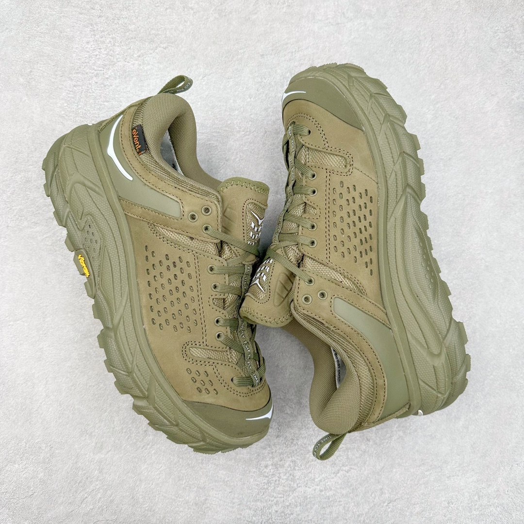 图片[3]-＃纯原 HOKA ONE ONE Tor Uitra Low 托亚潮流户外越野登山功能鞋 鞋款利用机能、户外、复古元素将都市型格与户外机能无缝结合 既能自由穿梭于城市的钢筋水泥之间 也能轻松演绎山系潮流搭配 全粒面皮革结合模压鞋口 提升持久耐穿度 直至鞋头的鞋带设计 舒适灵活的调节 搭配鞋头处HOKA ONE ONE飞翼纹饰 营造了个性十足的张扬气场 Tor Ultra 配备 Vibram® 鞋底与 EVA 和RMAT® 中底 给穿著者最佳的抓地力及舒适性 另外中底的金属摇杆可稳定脚部行程 当走过崎岖山路时依然让脚部得到平稳的感觉 而整对鞋以皮革和耐用尼龙布材打造 与坚固的鞋底相结合 可以牢固地支撑脚部和脚踝 另外外层搭载的Event技术 保持鞋履防水以及鞋内透气作用 尺码：36 36.5 37.5 38 38.5 39 40 40.5 41 42 42.5 43 44 44.5 45-选品中心