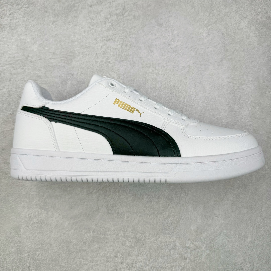 Puma Caven 2.0 Retro Club 彪马防滑耐磨低帮德训板鞋 孔眼底座和脚趾凸起由猪八革材料制成 支持侧踏时的踏步工作 即使在健身房等使用环境中也能确保透气性 像吸盘一样的设计是为了提高体育馆表面的抓地力性能 货号: 395082-01 尺码: 35 36 36.5 37.5 38 38.5 39 40 40.5 41 42 42.5 43 44 44.5 45-选品中心