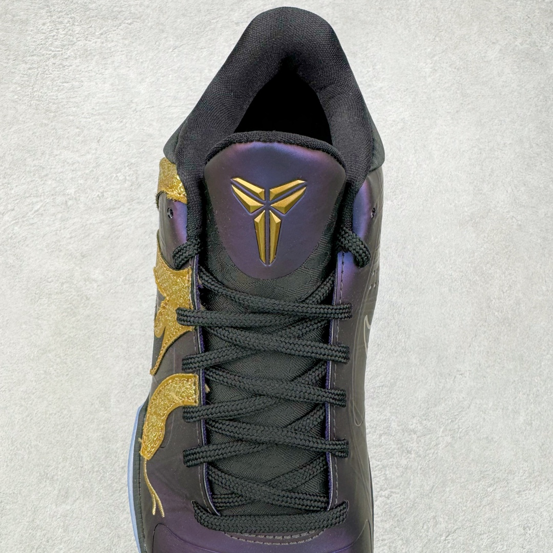 图片[5]-＃S2纯原 NK Kobe 5 Protro\\\”Year of the Mamba\\\” 科比五代 蛇年 黑紫金 IB4481-500 Zoom Turbo气垫➕后掌EVA缓震 实战配置直接拉满 原楦纸板开发 鞋身流线型、后跟塑形 区分土肥圆 原档数据3D打印 鞋面细节匹配原版 全身鞋材卡料色独家定制 唯一正确喷漆SWOOSH NK专利Flyknit飞线科技，给予鞋身足够抗扭矩力 真实底模最大48.5 实战利器 专供海外市场 尺码：40 40.5 41 42 42.5 43 44 44.5 45 46 47.5 48.5 （脚宽、脚胖 建议买大半码）-选品中心