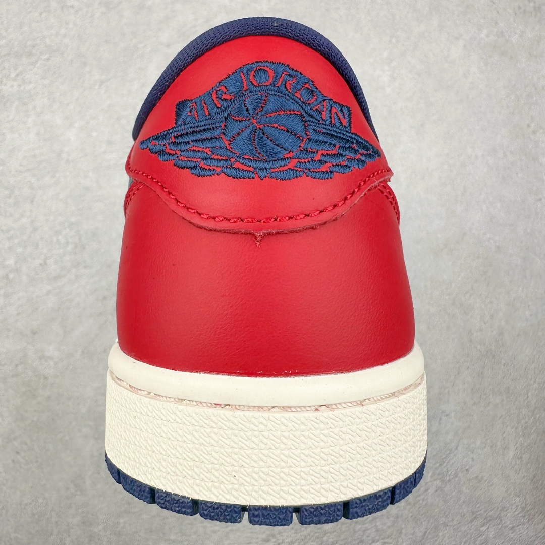 图片[8]-＃DT纯原 Air Jordan AJ1 Retro Low OG 低帮 白蓝红 HQ2993-100 外贸特供 原楦原纸板开发 极致一眼正品既视感 原厂皮料 原厂拉帮工艺 全部采用原厂电脑车 针距 边距完全同步原鞋 特供皮料一致原鞋 鞋面清洁度最高QC检验标准 控制溢胶 飞翼3D高频深度立体 鞋盒、防尘纸 均采购来自原厂 尺码：36 36.5 37.5 38 38.5 39 40 40.5 41 42 42.5 43 44 44.5 45 46 47.5-选品中心