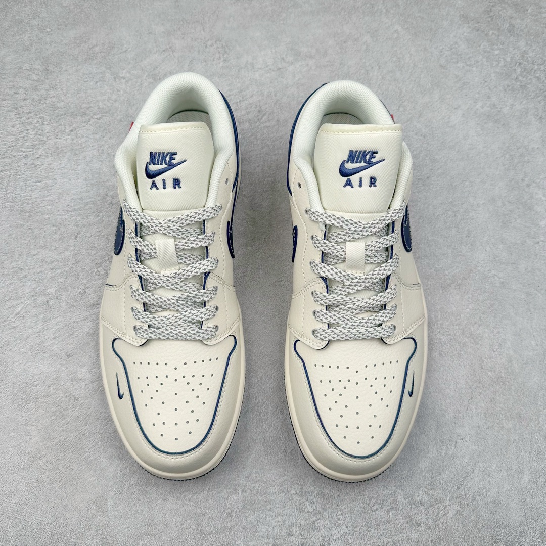 图片[2]-Air Jordan AJ1 Low 低帮系列定制配色 SJ9950-008 原厂内置气垫魔块 A模大底 头层小牛皮 鞋舌AJ原厂专用牛津布+AJ专用反口珍珠布+原厂无杂质高弹内里海棉+特殊封边弹力鞋带 尺码：36 36.5 37.5 38 38.5 39 40 40.5 41 42 42.5 43 44 44.5 45 46-选品中心