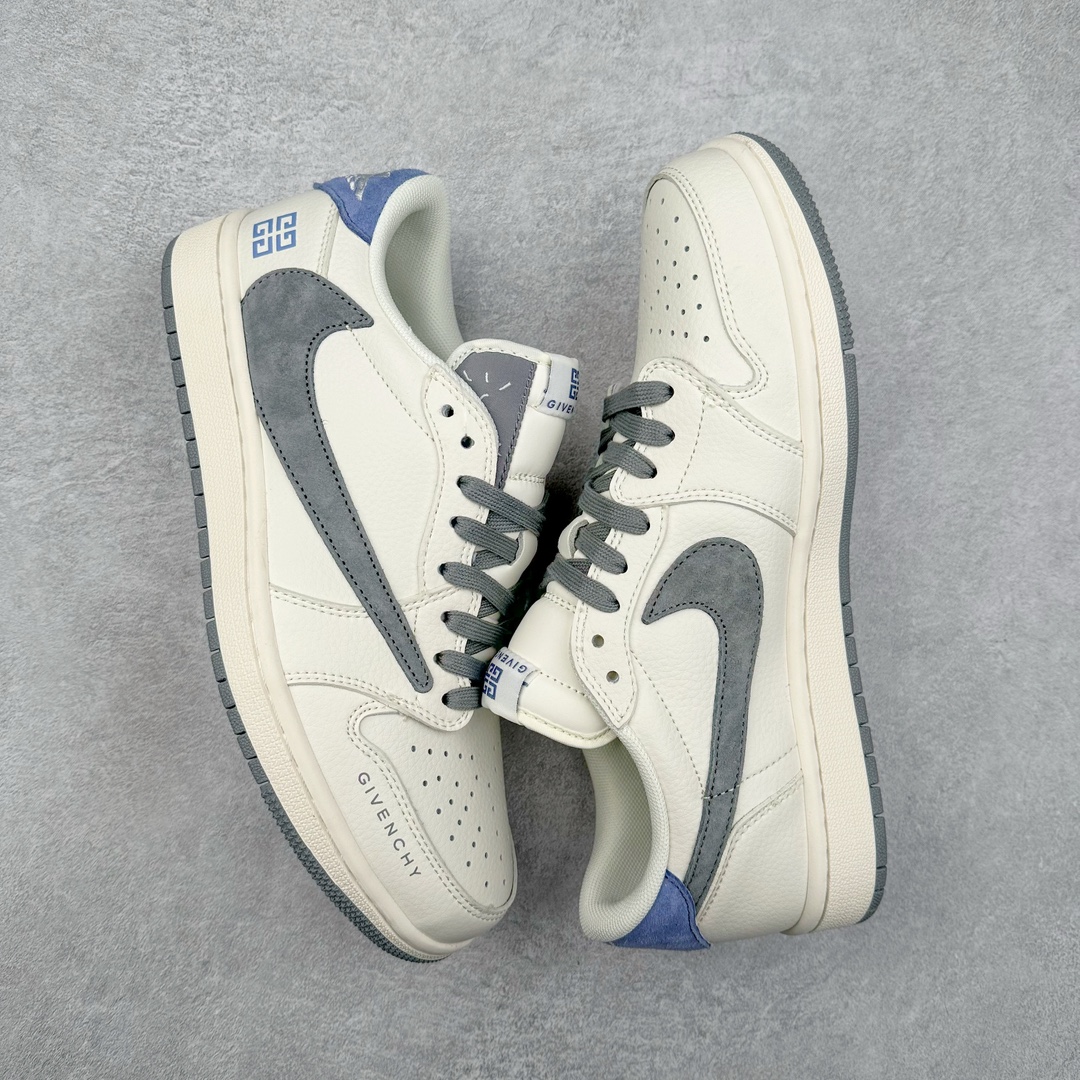 图片[3]-TS x Air Jordan AJ1 Low 倒钩低帮联名定制配色 LX1988-111 原厂内置气垫魔块 A模大底 头层小牛皮 鞋舌AJ原厂专用牛津布+AJ专用反口珍珠布+原厂无杂质高弹内里海棉+特殊封边弹力鞋带 尺码：36 36.5 37.5 38 38.5 39 40 40.5 41 42 42.5 43 44 44.5 45 46 47.5-选品中心