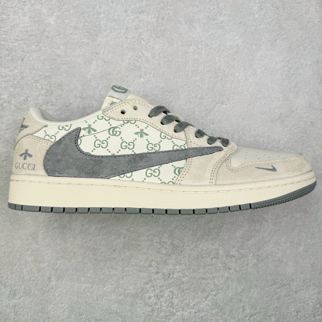 TS x Air Jordan AJ1 Low 倒钩低帮联名定制配色 SJ2068-111 原厂内置气垫魔块 A模大底 头层小牛皮 鞋舌AJ原厂专用牛津布+AJ专用反口珍珠布+原厂无杂质高弹内里海棉+特殊封边弹力鞋带 尺码:36 36.5 37.5 38 38.5 39 40 40.5 41 42 42.5 43 44 44.5 45 46 47.5-选品中心