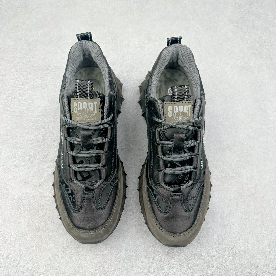 图片[2]-ECCO爱步2024年新款户外鞋防水透气越野跑鞋 健步踪迹系列 鞋面设有GORE-TEX防水薄膜 给你贴心防水保护 防水透气 直接注塑工艺连接鞋面与鞋底 一体成型 合脚稳固 BIOM自然律动科技鞋楦 符合人体工学 长效缓震带来裸足体验 橡胶大底 结合橡胶凸起鞋钉设计 适应多种地形 提供强劲抓地力与耐磨性 稳定支撑 越野无束 尺码：39 40 41 42 43 44（正常码）-选品中心