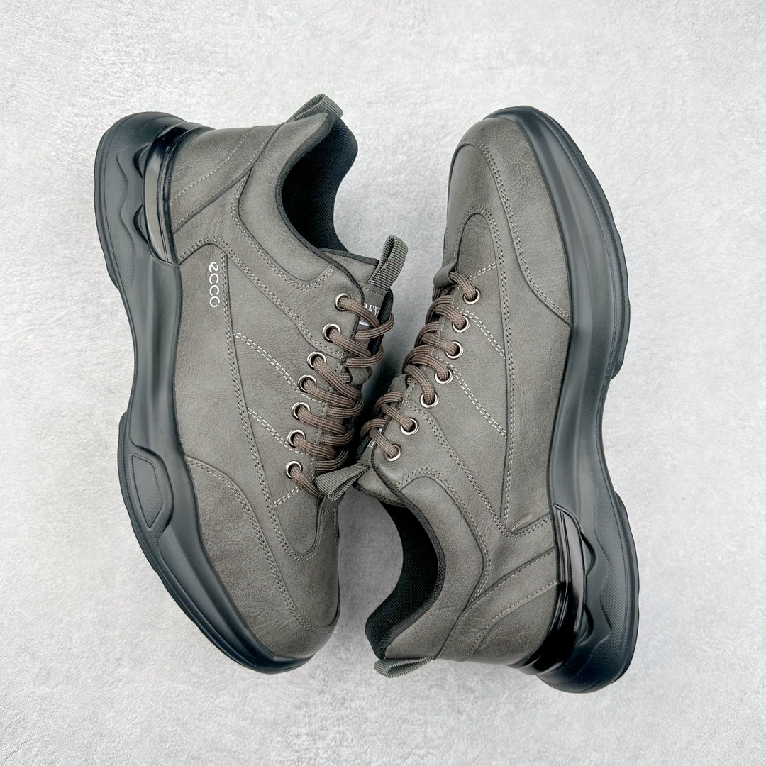 图片[3]-ECCO爱步2024年新款户外鞋防水透气越野跑鞋 健步踪迹系列 鞋面设有GORE-TEX防水薄膜 给你贴心防水保护 防水透气 直接注塑工艺连接鞋面与鞋底 一体成型 合脚稳固 BIOM自然律动科技鞋楦 符合人体工学 长效缓震带来裸足体验 橡胶大底 结合橡胶凸起鞋钉设计 适应多种地形 提供强劲抓地力与耐磨性 稳定支撑 越野无束 尺码：39 40 41 42 43 44（正常码）-选品中心