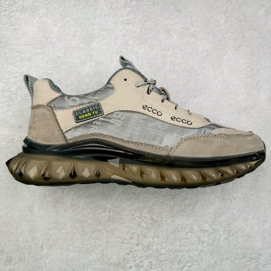 图片[2]-ECCO爱步2024年新款户外鞋防水透气越野跑鞋 健步踪迹系列 鞋面设有GORE-TEX防水薄膜 给你贴心防水保护 防水透气 直接注塑工艺连接鞋面与鞋底 一体成型 合脚稳固 BIOM自然律动科技鞋楦 符合人体工学 长效缓震带来裸足体验 橡胶大底 结合橡胶凸起鞋钉设计 适应多种地形 提供强劲抓地力与耐磨性 稳定支撑 越野无束 尺码：39 40 41 42 43 44（正常码）-选品中心