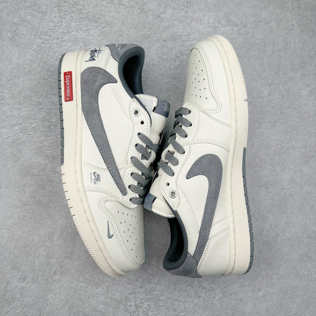 图片[3]-TS x Air Jordan AJ1 Low 倒钩低帮联名定制配色 SJ2068-125 原厂内置气垫魔块 A模大底 头层小牛皮 鞋舌AJ原厂专用牛津布+AJ专用反口珍珠布+原厂无杂质高弹内里海棉+特殊封边弹力鞋带 尺码：36 36.5 37.5 38 38.5 39 40 40.5 41 42 42.5 43 44 44.5 45 46 47.5-选品中心