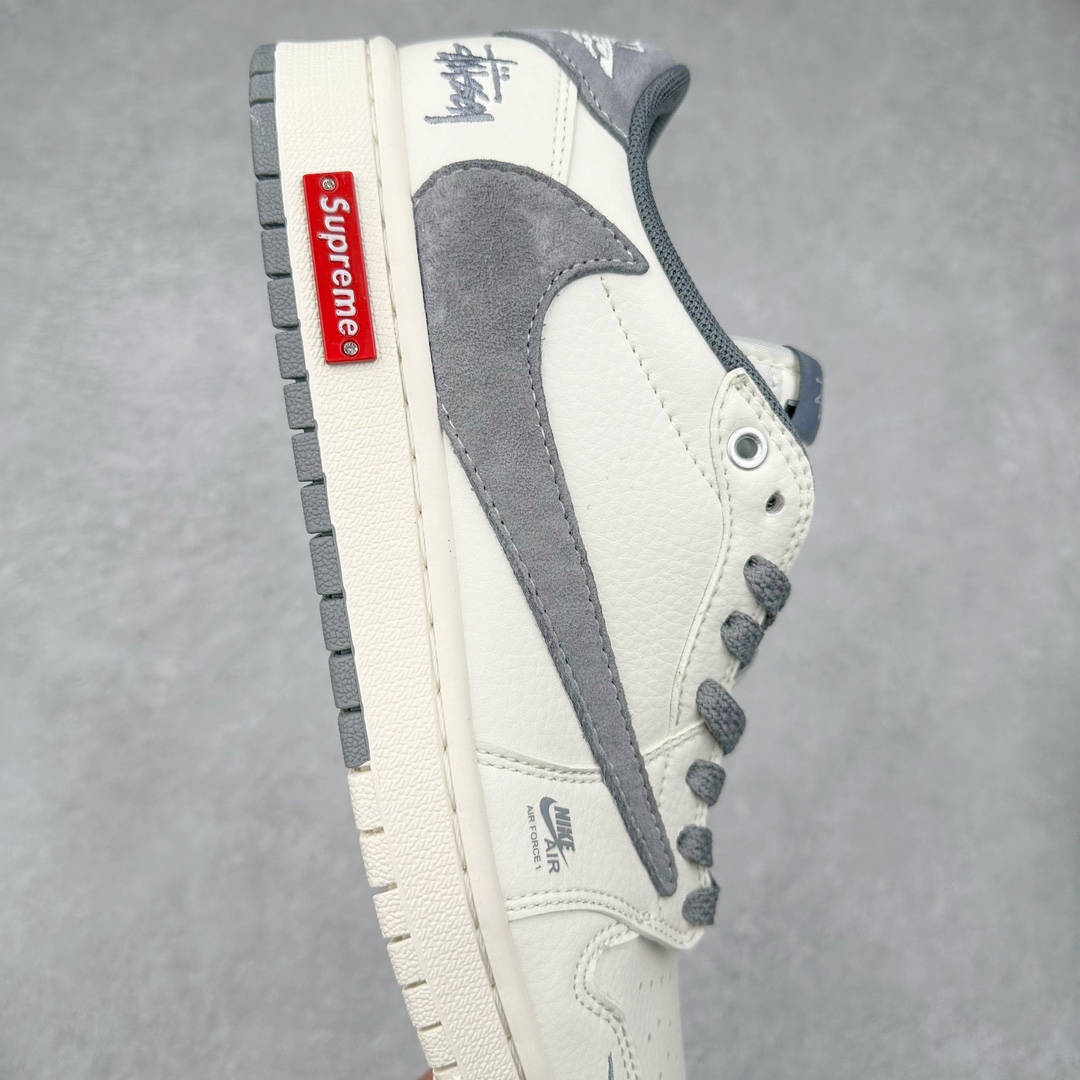 图片[6]-TS x Air Jordan AJ1 Low 倒钩低帮联名定制配色 SJ2068-125 原厂内置气垫魔块 A模大底 头层小牛皮 鞋舌AJ原厂专用牛津布+AJ专用反口珍珠布+原厂无杂质高弹内里海棉+特殊封边弹力鞋带 尺码：36 36.5 37.5 38 38.5 39 40 40.5 41 42 42.5 43 44 44.5 45 46 47.5-选品中心