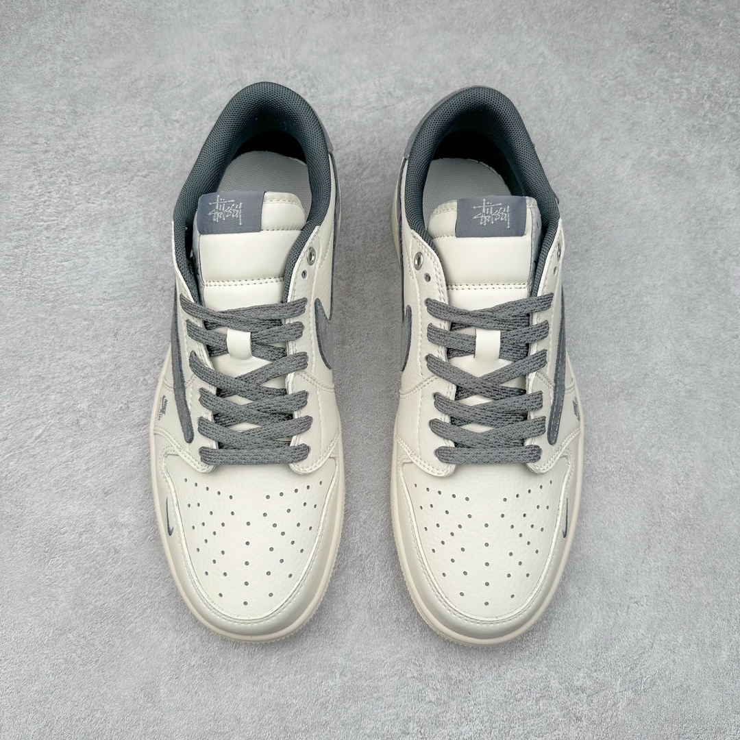 图片[2]-TS x Air Jordan AJ1 Low 倒钩低帮联名定制配色 SJ2068-125 原厂内置气垫魔块 A模大底 头层小牛皮 鞋舌AJ原厂专用牛津布+AJ专用反口珍珠布+原厂无杂质高弹内里海棉+特殊封边弹力鞋带 尺码：36 36.5 37.5 38 38.5 39 40 40.5 41 42 42.5 43 44 44.5 45 46 47.5-选品中心