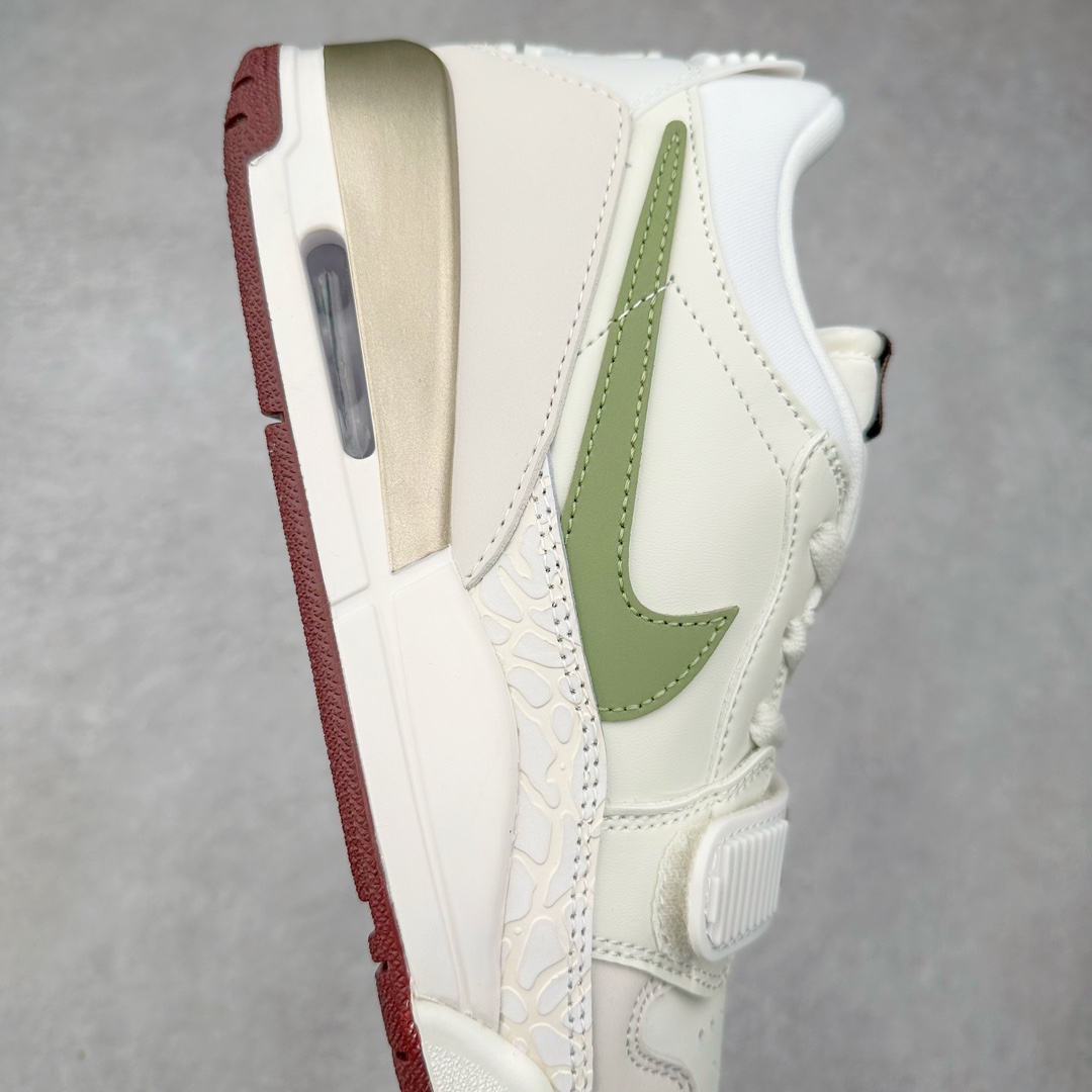 图片[6]-＃PP特价福利 Air Jordan Legacy AJ312 复古篮球鞋 鞋身采用了皮革材质打造 横跨鞋面的魔术贴十分吸睛 侧面的Swoosh Logo的一部分被鞋面遮挡了一部分 颇具玩味 魔术贴上标有NK标识 而鞋舌上是Jordan的经典红色飞翼Logo 后跟和鞋底均采用了AJ3的设计 后跟上同样也使用了经典的爆裂纹图案 尺码：36 36.5 37.5 38 38.5 39 40 40.5 41 42 42.5 43 44 44.5 45 46 47.5-选品中心