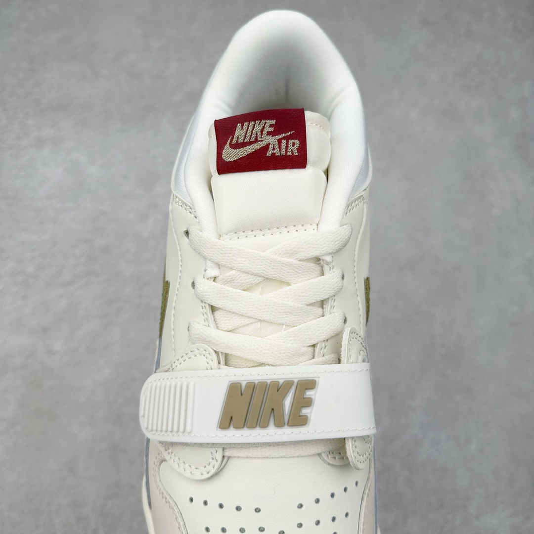 图片[5]-＃PP特价福利 Air Jordan Legacy AJ312 复古篮球鞋 鞋身采用了皮革材质打造 横跨鞋面的魔术贴十分吸睛 侧面的Swoosh Logo的一部分被鞋面遮挡了一部分 颇具玩味 魔术贴上标有NK标识 而鞋舌上是Jordan的经典红色飞翼Logo 后跟和鞋底均采用了AJ3的设计 后跟上同样也使用了经典的爆裂纹图案 尺码：36 36.5 37.5 38 38.5 39 40 40.5 41 42 42.5 43 44 44.5 45 46 47.5-选品中心