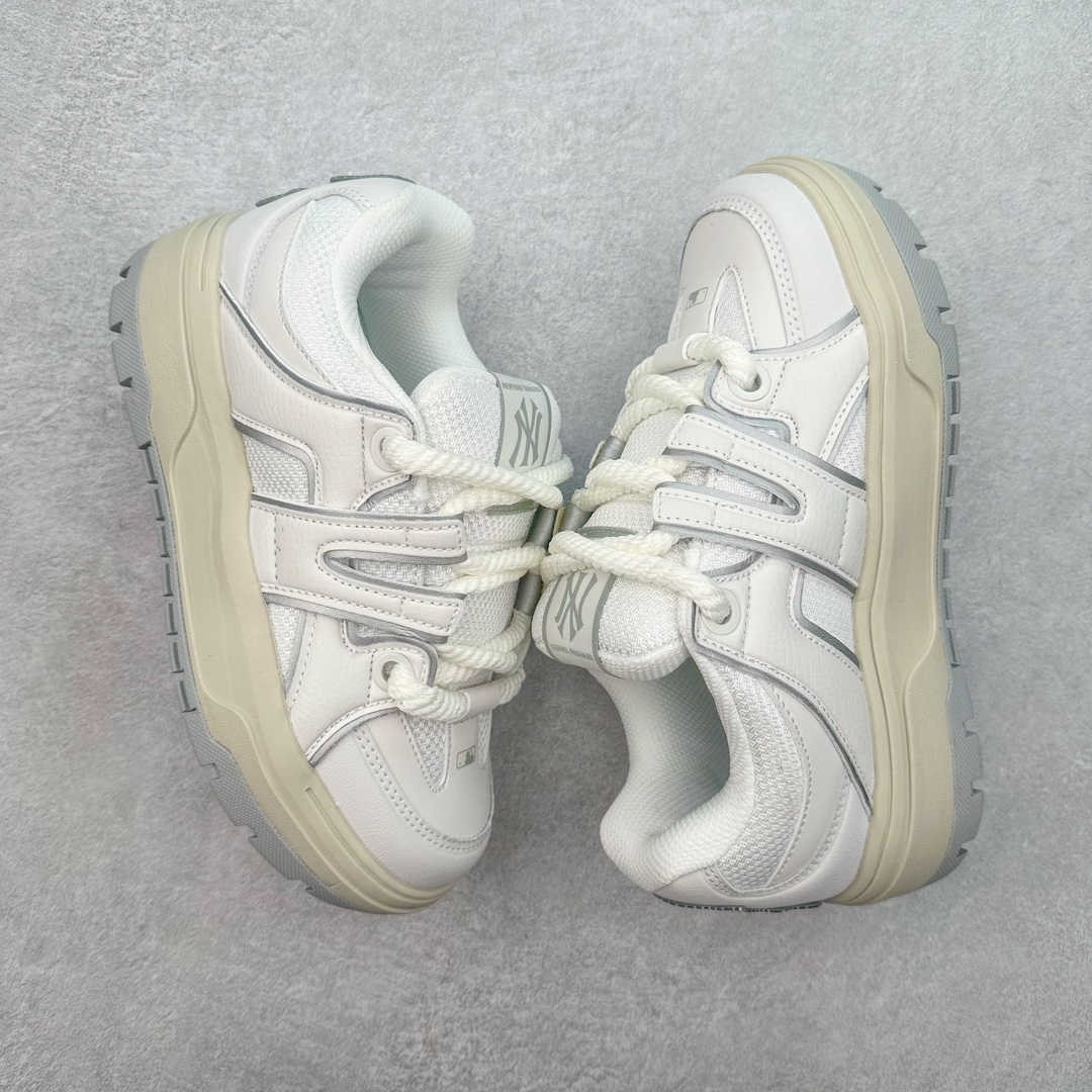 图片[3]-MLB Chunky Liner 时尚舒适耐磨低帮生活休闲鞋 MLB是韩国F&F旗下潮流服装品牌，拥有150年历史的经典传统，是街头文化和国际生活方式的领导者。MLB 拥有包括男装、女装、童装、配饰在内的全品类服饰，提供覆盖各性别、各年龄层、From Head to Toe的穿搭装备。其产品结合了韩国的时尚造型与质感，展现了运动服饰也可以兼具时尚潮流的风格。在产品设计上，MLB不仅融合了美国职业棒球大联盟的各当家球队，更结合了棒球运动中的各个元素。 尺码：35 36 36.5 37.5 38 38.5 39 40 40.5 41 42 42.5 43 44 44.5 45-选品中心