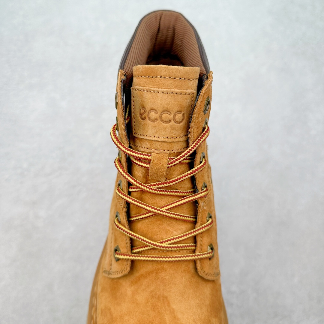 图片[5]-ECCO爱步男鞋大黄靴 防滑厚底马丁靴 工装靴真皮靴 适酷系列 臻选头层皮鞋面 弹性柔韧 舒适透气 带来舒适享受的脚感 贴合足底 便携简约系带设计 可自由调节松紧 细致精湛车线 牢固可靠 带来更持久穿搭品质 防滑弹力鞋底 清晰防滑纹理 轻盈弹力不厚重 抓地耐磨 舒适内里 柔软透气 合脚稳固 尺码：39 40 41 42 43 44 45（皮鞋码）-选品中心