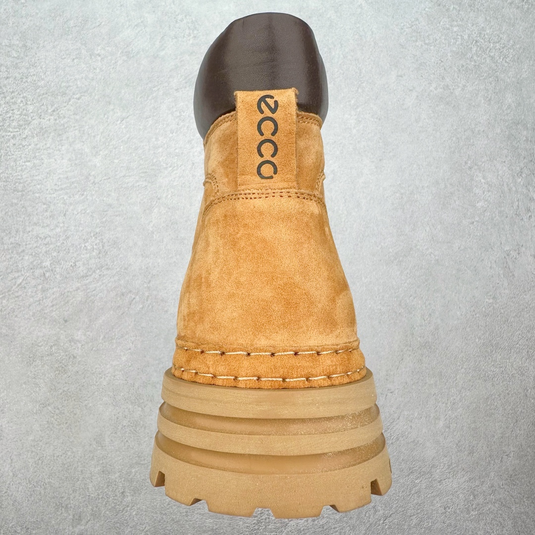 图片[8]-ECCO爱步男鞋大黄靴 防滑厚底马丁靴 工装靴真皮靴 适酷系列 臻选头层皮鞋面 弹性柔韧 舒适透气 带来舒适享受的脚感 贴合足底 便携简约系带设计 可自由调节松紧 细致精湛车线 牢固可靠 带来更持久穿搭品质 防滑弹力鞋底 清晰防滑纹理 轻盈弹力不厚重 抓地耐磨 舒适内里 柔软透气 合脚稳固 尺码：39 40 41 42 43 44 45（皮鞋码）-选品中心