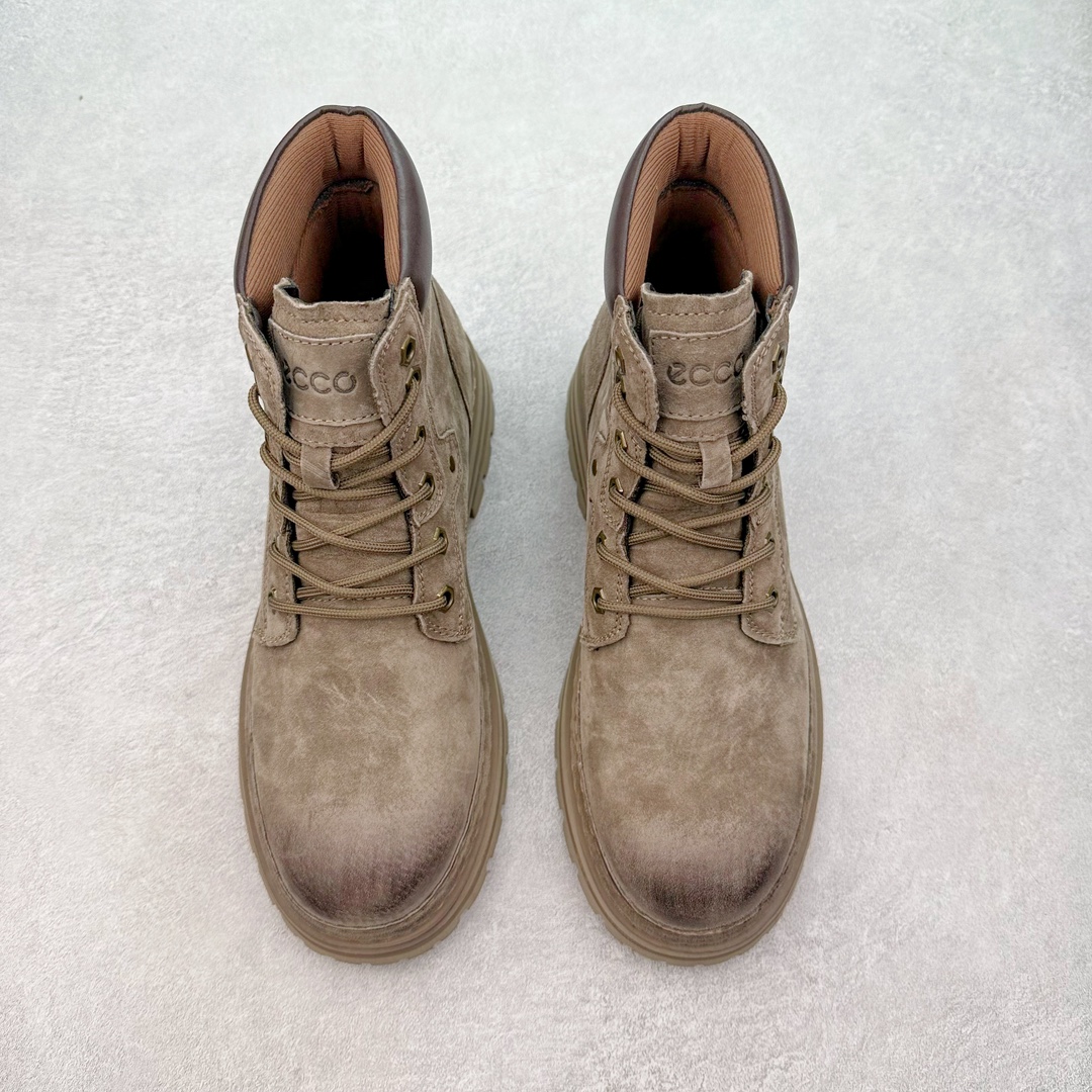 图片[2]-ECCO爱步男鞋大黄靴 防滑厚底马丁靴 工装靴真皮靴 适酷系列 臻选头层皮鞋面 弹性柔韧 舒适透气 带来舒适享受的脚感 贴合足底 便携简约系带设计 可自由调节松紧 细致精湛车线 牢固可靠 带来更持久穿搭品质 防滑弹力鞋底 清晰防滑纹理 轻盈弹力不厚重 抓地耐磨 舒适内里 柔软透气 合脚稳固 尺码：39 40 41 42 43 44 45（皮鞋码）-选品中心